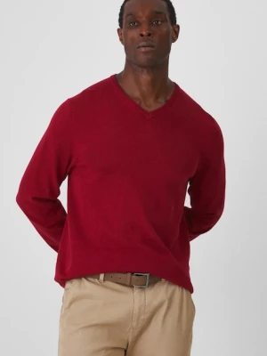 Medicine sweter bawełniany kolor czerwony lekki