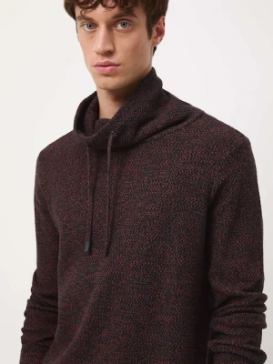 Medicine sweter bawełniany męski kolor multicolor ciepły z golferm