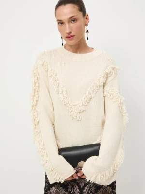 Medicine sweter damski kolor beżowy