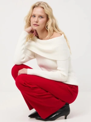 Medicine sweter damski kolor beżowy