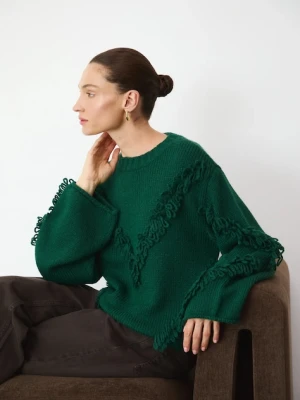 Medicine sweter damski kolor turkusowy