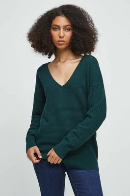 Medicine sweter damski kolor zielony