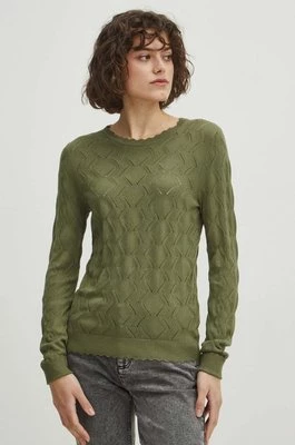 Medicine sweter damski kolor zielony lekki