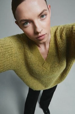 Medicine sweter damski kolor żółty