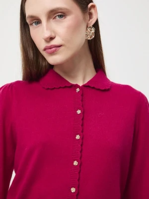 Medicine sweter damskie kolor czerwony lekki