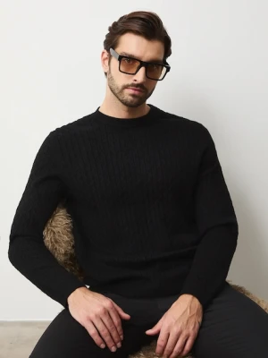 Medicine sweter męski kolor czarny
