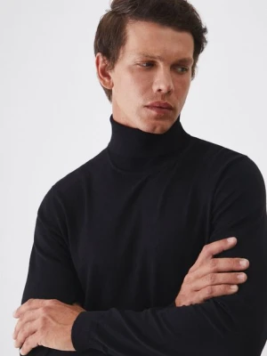 Medicine sweter męski kolor czarny lekki