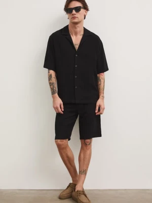 Medicine szorty chino męskie z lnem