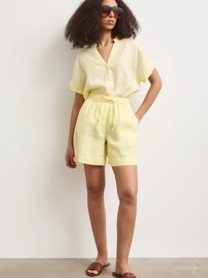 Medicine szorty damskie lniane