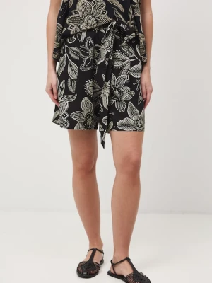 Medicine szorty damskie z domieszką lnu