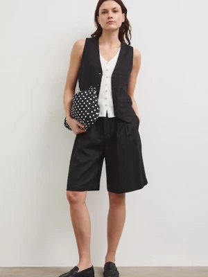 Medicine szorty damskie z lnem