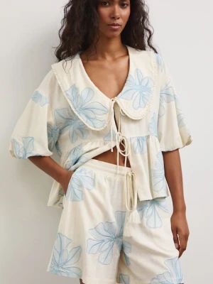 Medicine szorty damskie z lnem