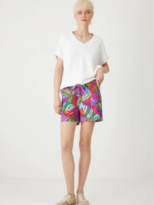 Medicine szorty dresowe kolor multicolor wzorzyste medium waist