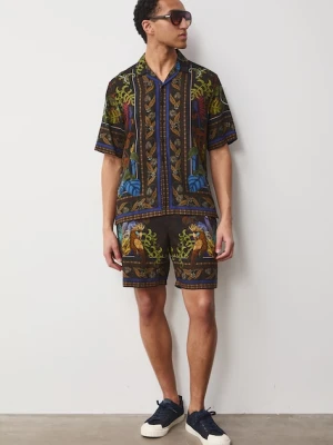 Medicine szorty męskie z domieszką lnu