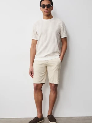 Medicine szorty z domieszką lnu