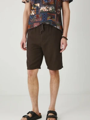 Medicine szorty z domieszką lnu