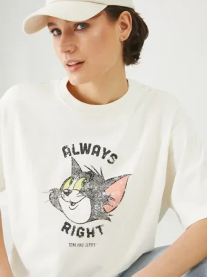 Medicine t-shirt bawełniany damski kolor beżowy
