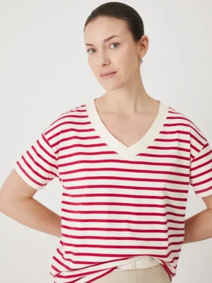 Medicine t-shirt bawełniany damski kolor beżowy