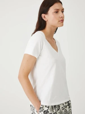 Zdjęcie produktu Medicine t-shirt bawełniany damski kolor beżowy