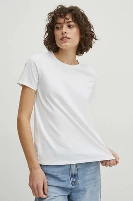 Medicine t-shirt bawełniany damski kolor biały
