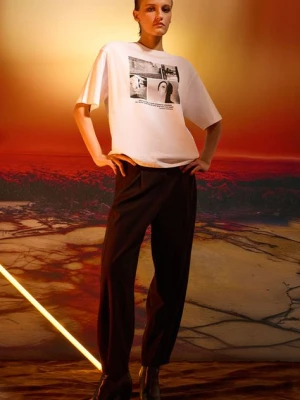 Medicine t-shirt bawełniany damski kolor biały