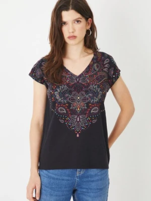Medicine t-shirt bawełniany damski kolor czarny