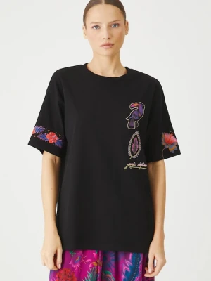 Medicine t-shirt bawełniany damski kolor czarny