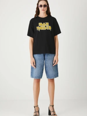 Medicine t-shirt bawełniany damski kolor czarny