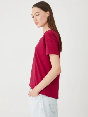 Medicine t-shirt bawełniany damski kolor czerwony