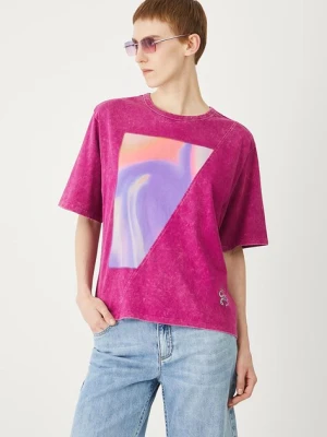 Medicine t-shirt bawełniany damski kolor fioletowy