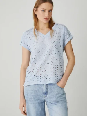 Medicine t-shirt bawełniany kolor niebieski