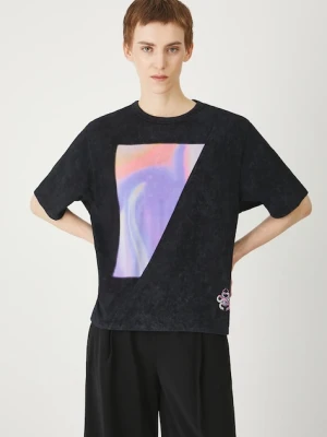 Medicine t-shirt bawełniany damski kolor szary