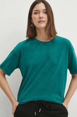 Medicine t-shirt bawełniany kolor zielony