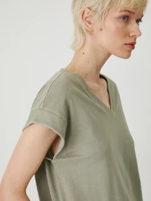 Medicine t-shirt bawełniany damski kolor zielony