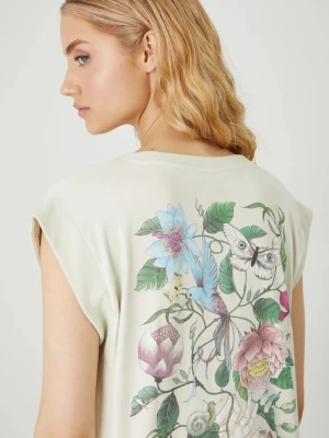 Medicine t-shirt bawełniany damski kolor zielony