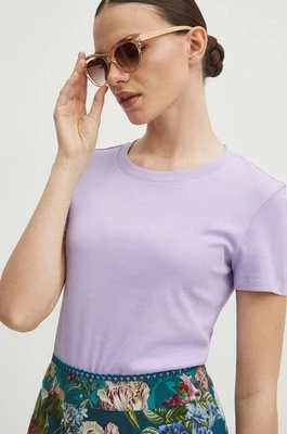 Medicine t-shirt bawełniany kolor fioletowy