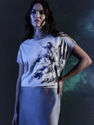 Medicine t-shirt bawełniany kolor szary