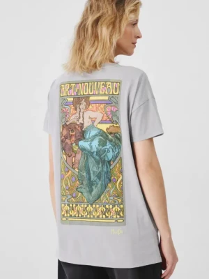 Medicine t-shirt bawełniany kolor szary