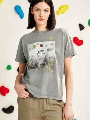 Medicine t-shirt bawełniany kolor zielony