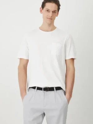 Medicine t-shirt bawełniany męski kolor biały gładki