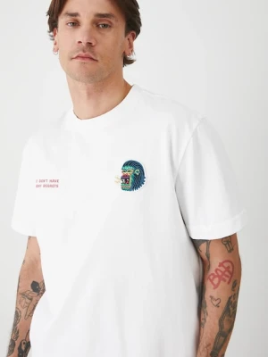 Medicine t-shirt bawełniany męski kolor biały
