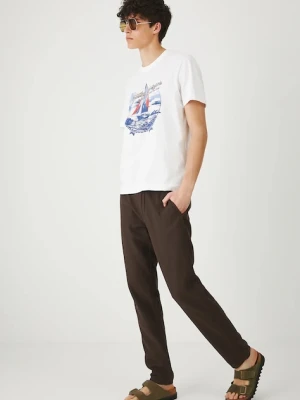 Medicine t-shirt bawełniany męski kolor biały z nadrukiem