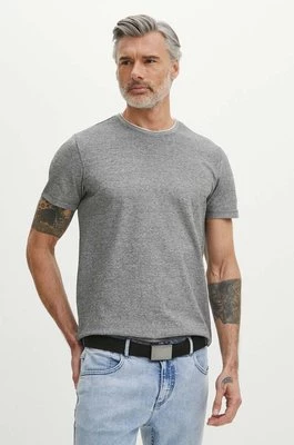 Medicine t-shirt bawełniany męski kolor czarny melanżowy