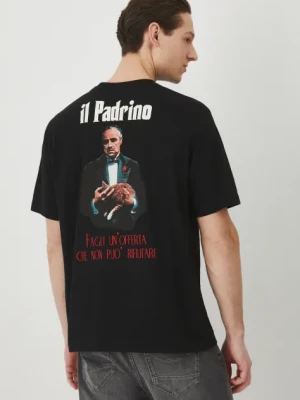 Medicine t-shirt bawełniany męski kolor czarny z nadrukiem