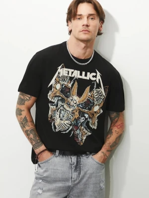 Medicine t-shirt bawełniany męski kolor czarny z nadrukiem