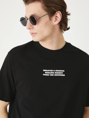 Medicine t-shirt bawełniany męski kolor czarny