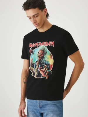 Medicine t-shirt bawełniany męski kolor czarny z nadrukiem