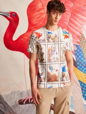 Medicine t-shirt bawełniany męski kolor multicolor wzorzysty
