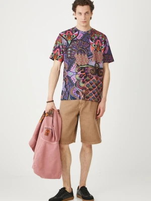 Medicine t-shirt bawełniany męski kolor multicolor wzorzysty