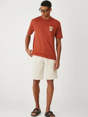 Medicine t-shirt bawełniany męski kolor pomarańczowy